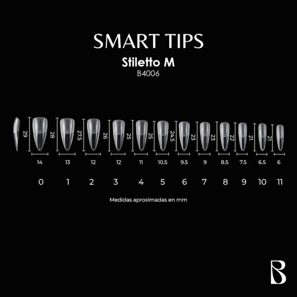 SMART TIPS SOFT NAIL GELT TIPS STILETTO M – Bompassy
